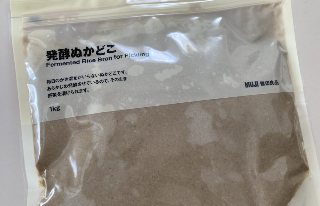 無印のぬか床