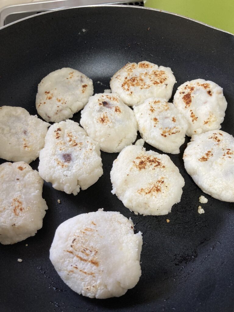 おからと米粉のあんこ焼き