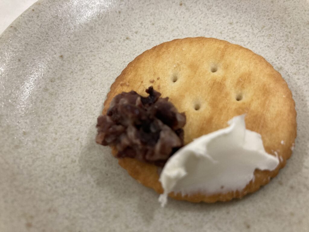 発酵あんことクリームチーズ