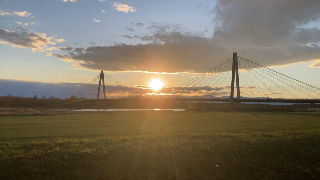 十勝川温泉第一ホテルからの眺め