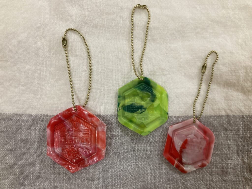 ペットボトルキャップキーチェーン
